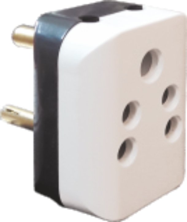 6A, 3 Pin Top Zig Zag