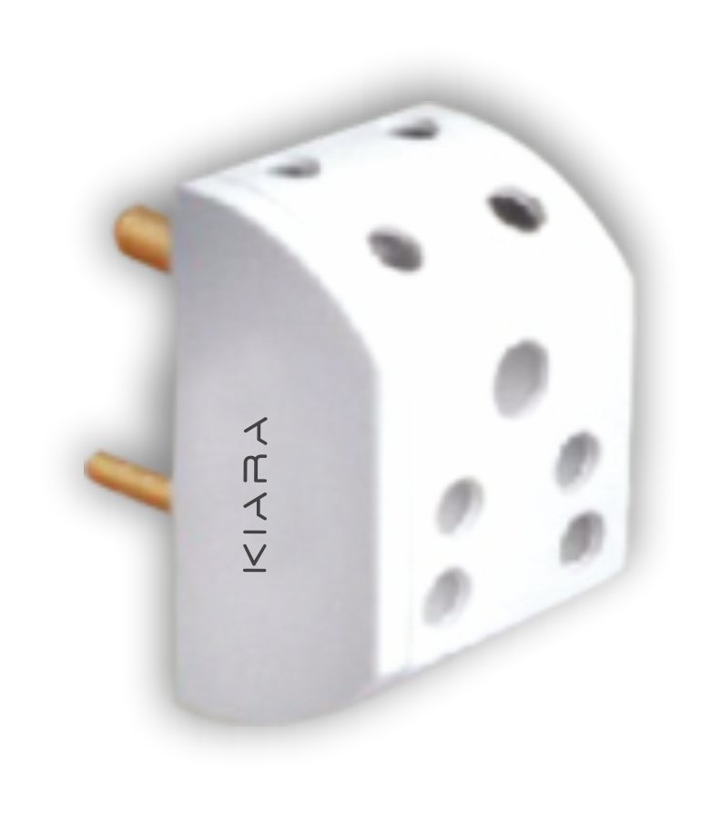 16A, 3 Pin Top Z-Black