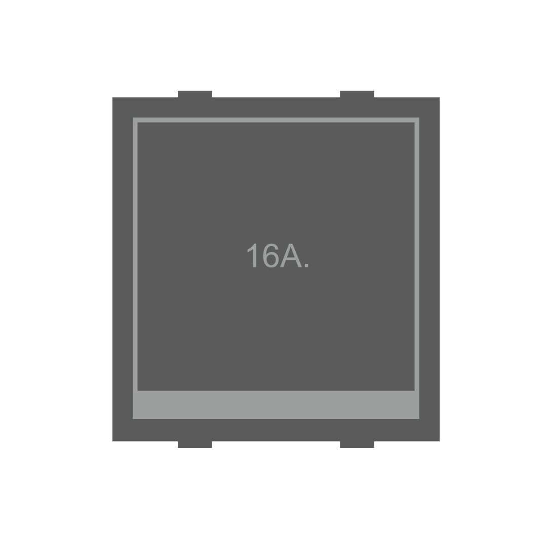 16-Amp. 1-Way Switch