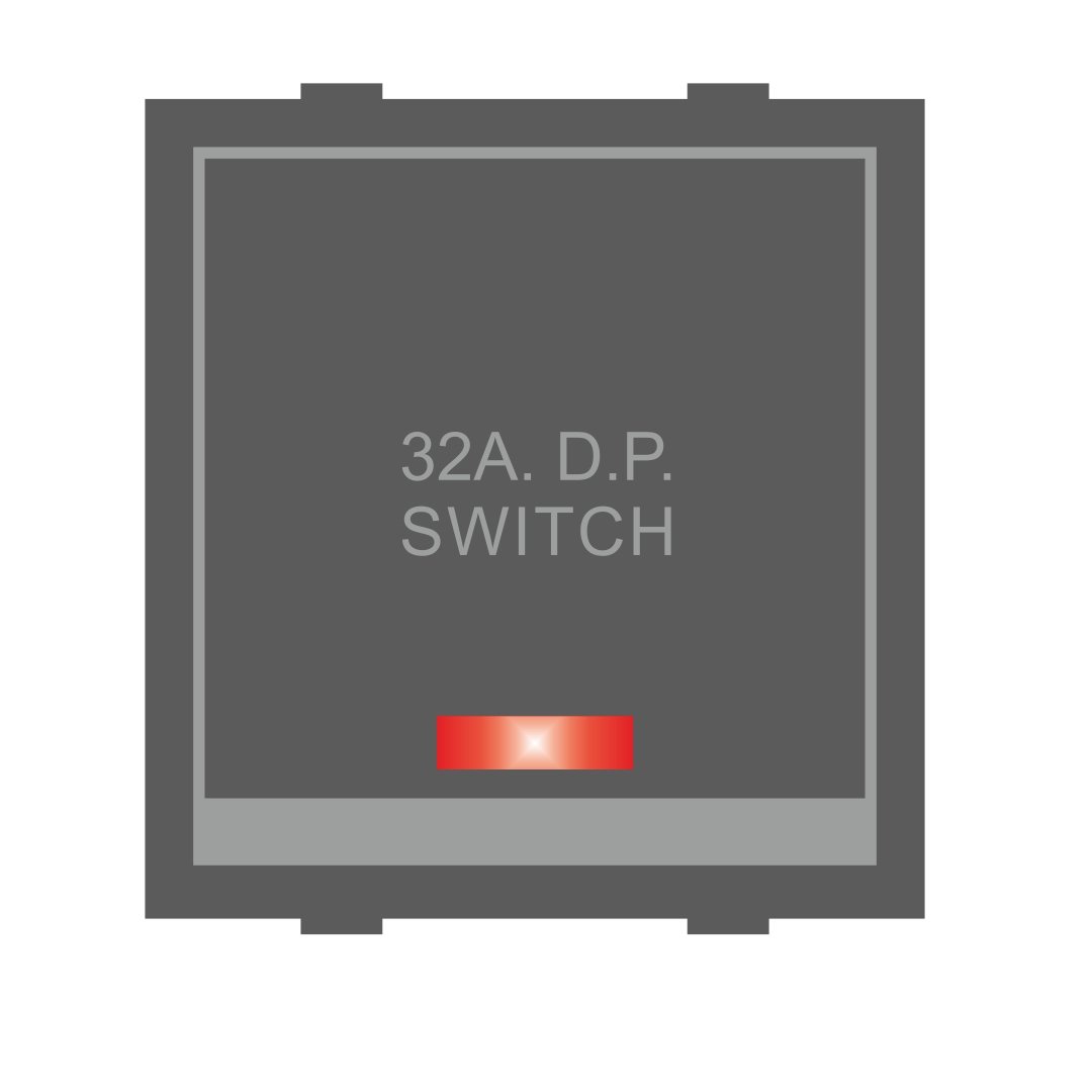 32 Amp. D.P. Switch