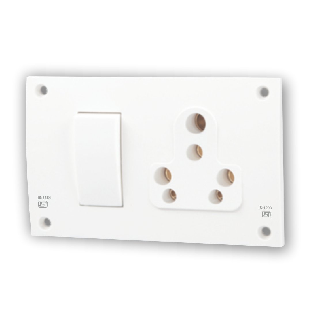 6 & 16A Switch Socket Combined
