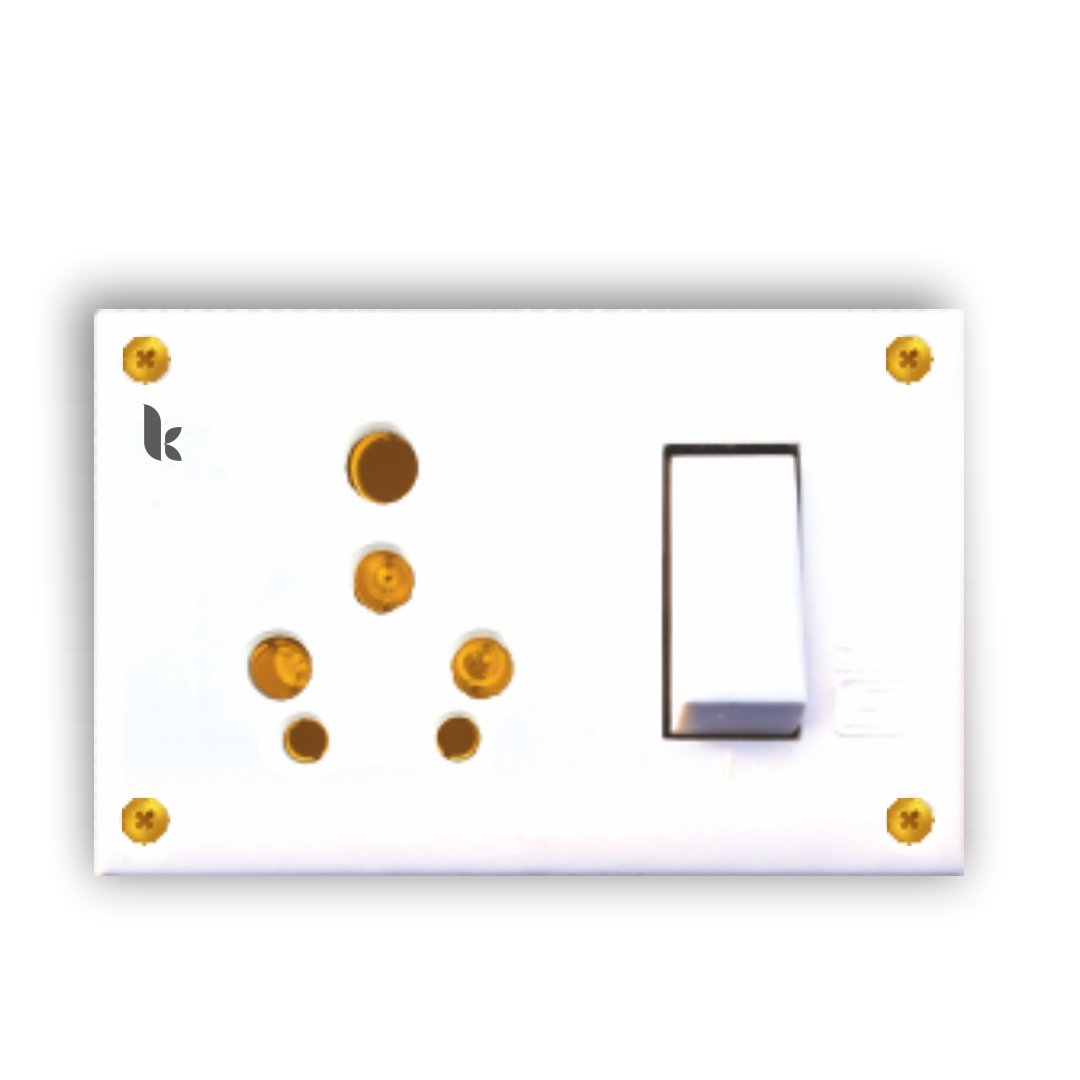 6 & 16A Switch Socket Combined